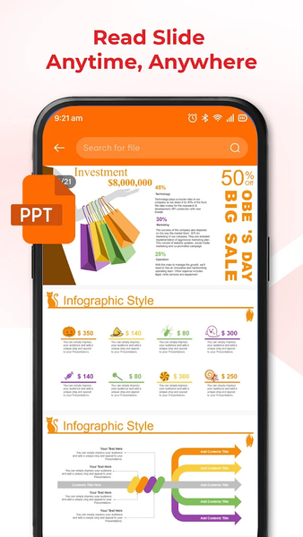 PDF Reader - Document Reader - عکس برنامه موبایلی اندروید