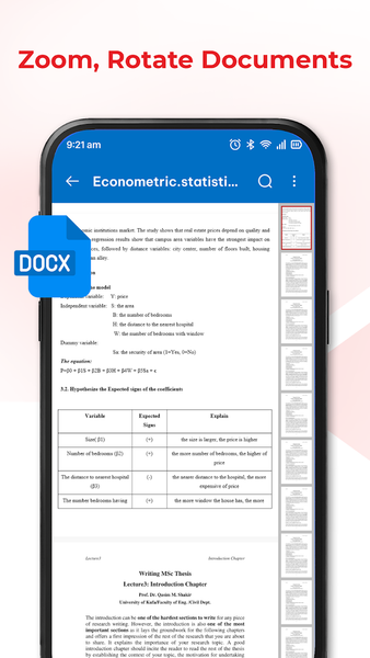 PDF Reader - Document Reader - عکس برنامه موبایلی اندروید
