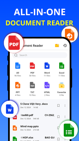 Document Reader, PDF Editor - عکس برنامه موبایلی اندروید