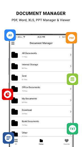 Document Reader-office viewer-xlsx document viewer - Image screenshot of android app
