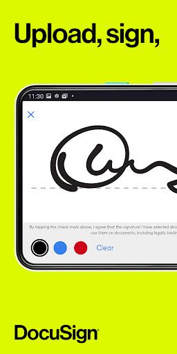 Docusign - Upload & Sign Docs - Image screenshot of android app