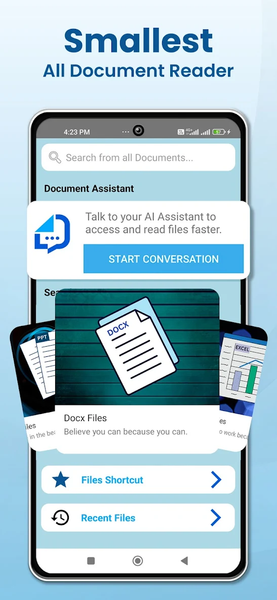 All Document Reader : Docx PDF - عکس برنامه موبایلی اندروید