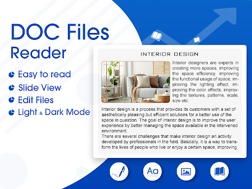 Docx Reader: Doc Viewer - عکس برنامه موبایلی اندروید