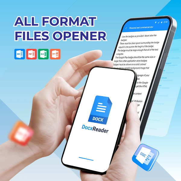 Office Word Reader Docx Viewer - عکس برنامه موبایلی اندروید
