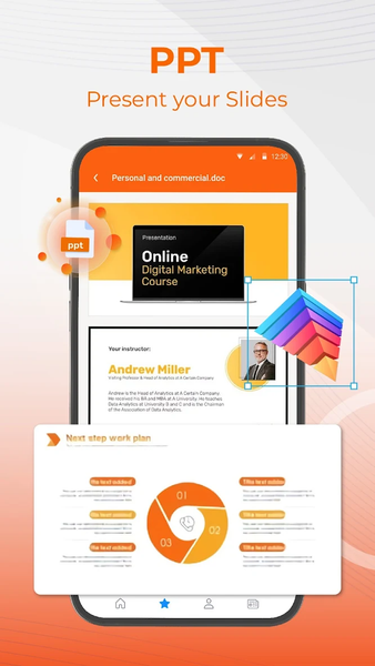 Docx Office: All Files Viewer - عکس برنامه موبایلی اندروید