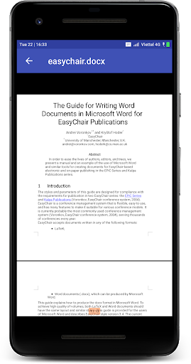 Docx Reader - Office Reader - Image screenshot of android app