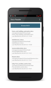 Docx Reader - عکس برنامه موبایلی اندروید