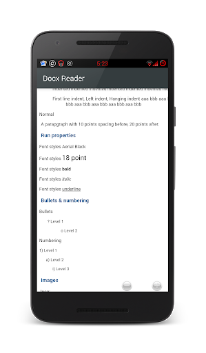 Docx Reader - Image screenshot of android app