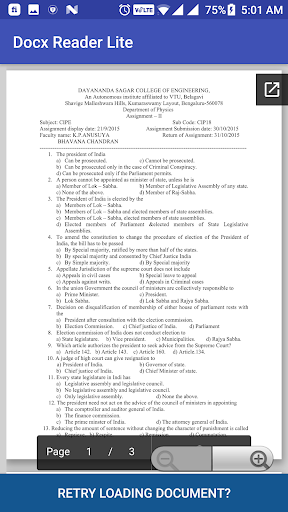 Docx Reader - Image screenshot of android app