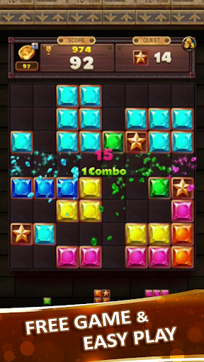 Jewels Block Puzzle Master - Gameplay image of android game