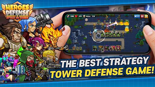 Heroes Defense: Attack on Zombie - عکس برنامه موبایلی اندروید