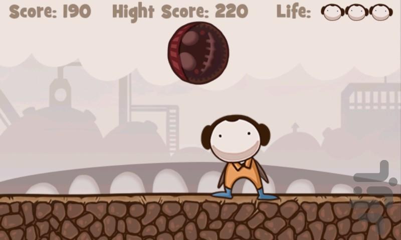 Mr. Crazy DodgeBall - Gameplay image of android game