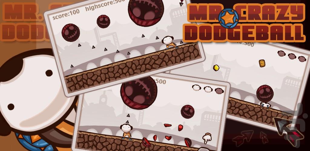 Mr. Crazy DodgeBall - Gameplay image of android game