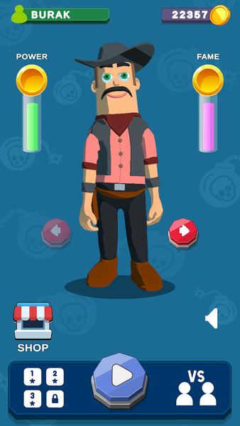 Downhill Stunts - Gameplay image of android game