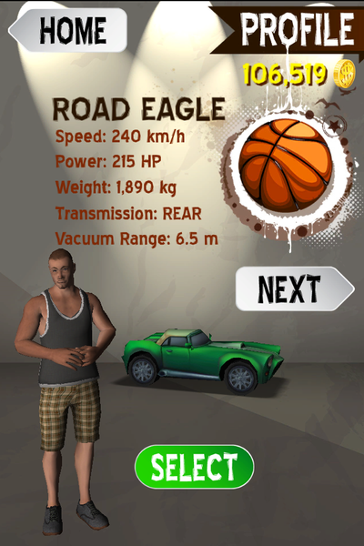 Drift Basketball - Gameplay image of android game