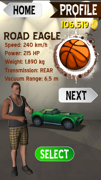Drift Basketball - Gameplay image of android game
