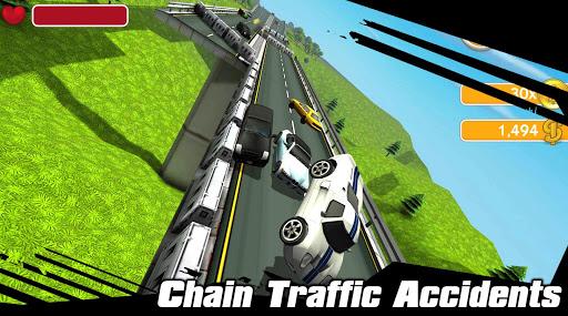 Traffic Crash - Highway Racer - Gameplay image of android game