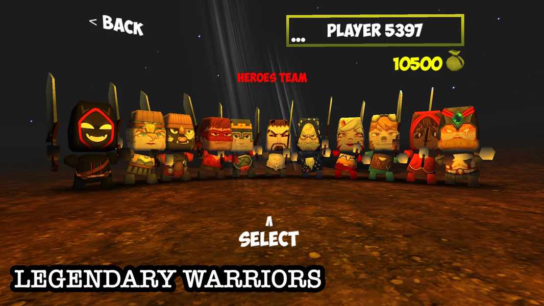 Hero Arena - Gameplay image of android game