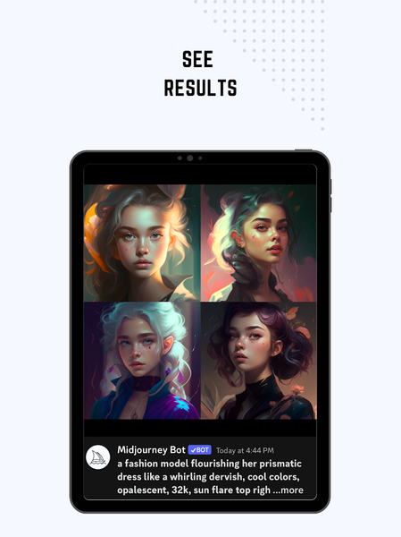 IMI: Midjourney Prompt Builder - Image screenshot of android app
