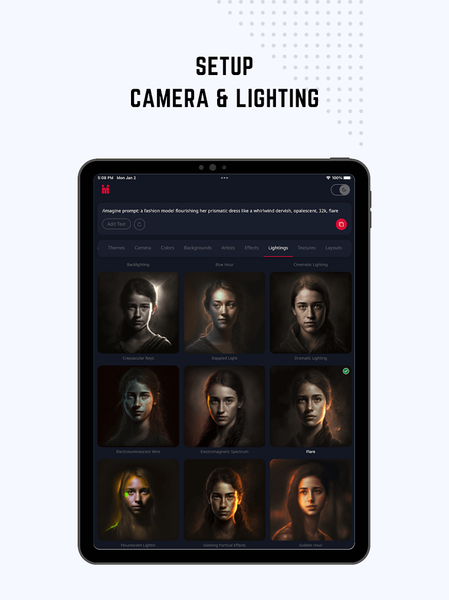 IMI: Midjourney Prompt Builder - Image screenshot of android app