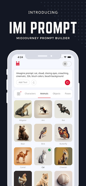 IMI: Midjourney Prompt Builder - عکس برنامه موبایلی اندروید