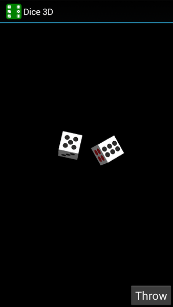 Dice 3D - عکس بازی موبایلی اندروید