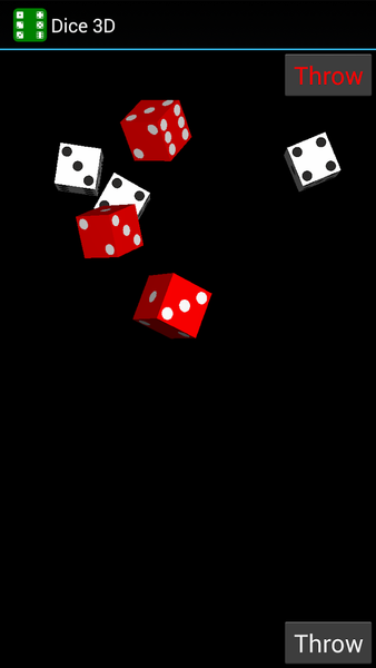 Dice 3D - عکس بازی موبایلی اندروید