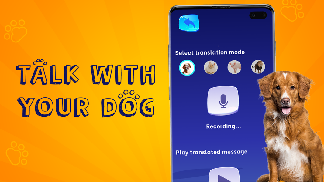 Translator for Dogs (Joke) - عکس برنامه موبایلی اندروید
