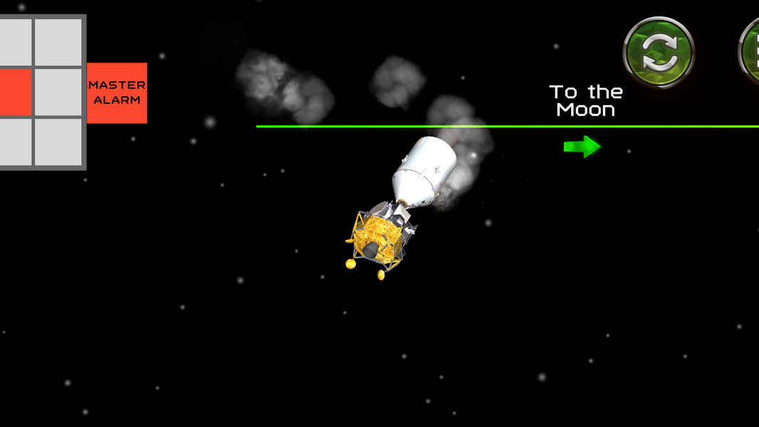 Apollo 13 space mission. Houst - Gameplay image of android game