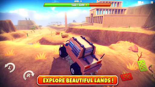 Zombie Offroad Safari - Gameplay image of android game