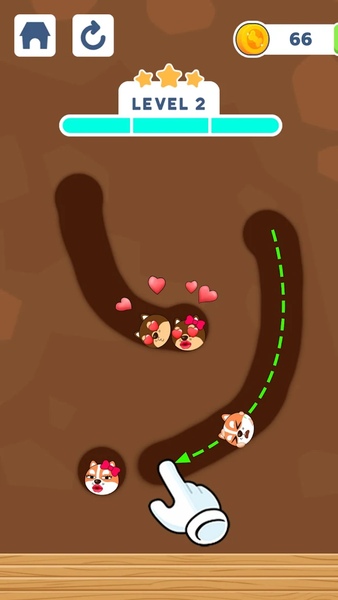 Love Doge: Draw to Connect - Gameplay image of android game