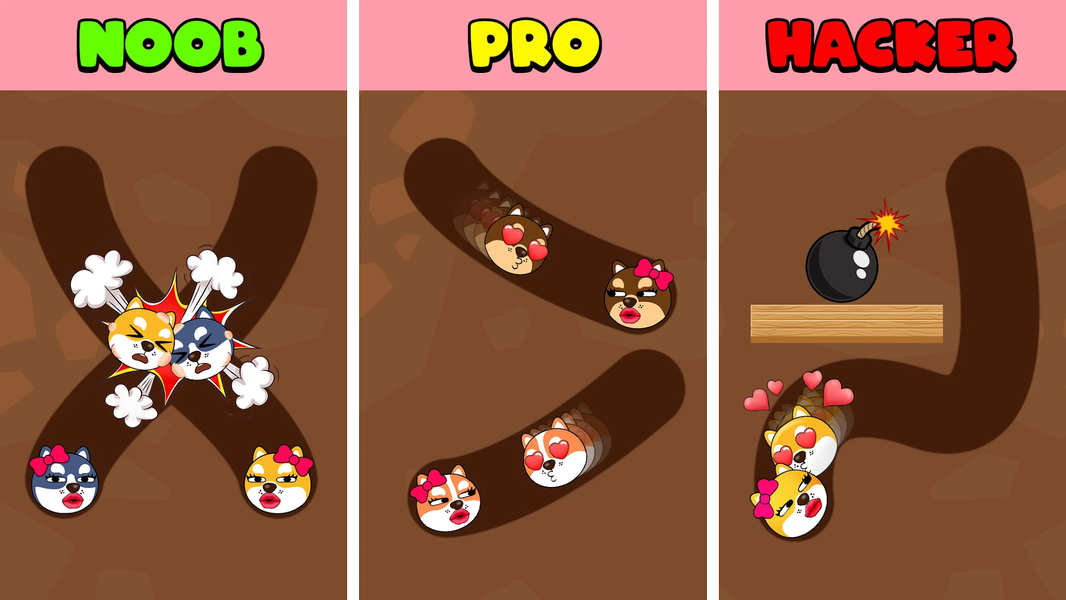 Love Doge: Draw to Connect - Gameplay image of android game