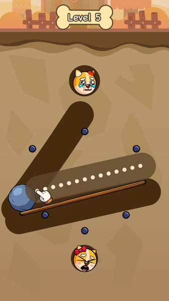 Connect Love Doge: Draw Puzzle - Gameplay image of android game