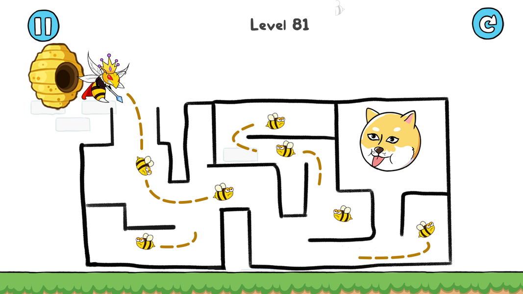 Doge Rescue: Draw To Save - Gameplay image of android game