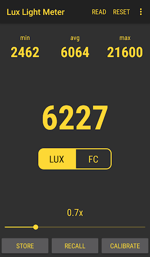Lux Light Meter Pro - عکس برنامه موبایلی اندروید