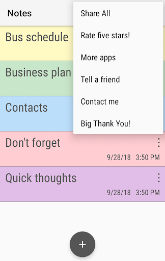 Color Notes - Notepad Pro - عکس برنامه موبایلی اندروید