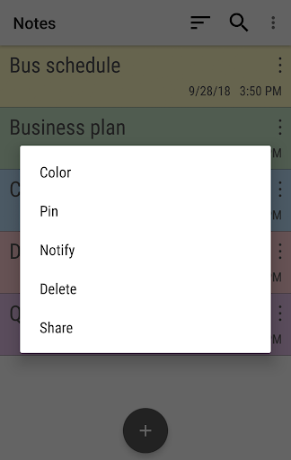 Color Notes - Notepad Pro - عکس برنامه موبایلی اندروید