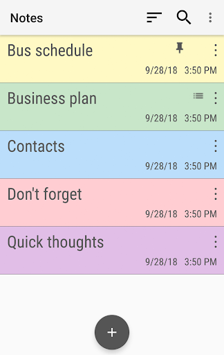 Color Notes - Notepad Pro - Image screenshot of android app