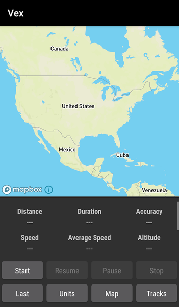 Vex - GPS Tracker - Image screenshot of android app