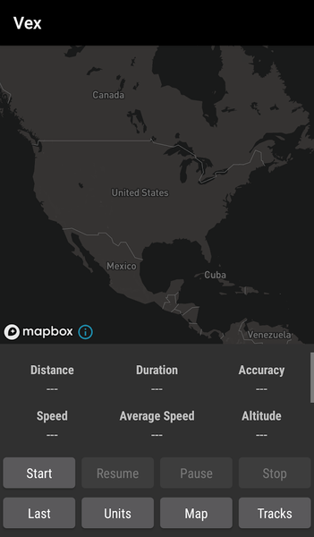 Vex - GPS Tracker - Image screenshot of android app