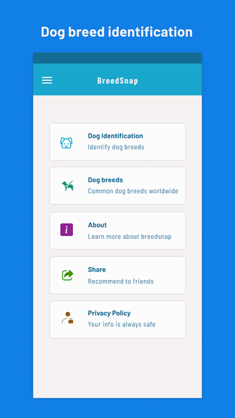 Identify Dog breeds -BreedSnap - عکس برنامه موبایلی اندروید