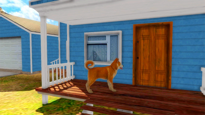 Akita Dog Simulator - Gameplay image of android game