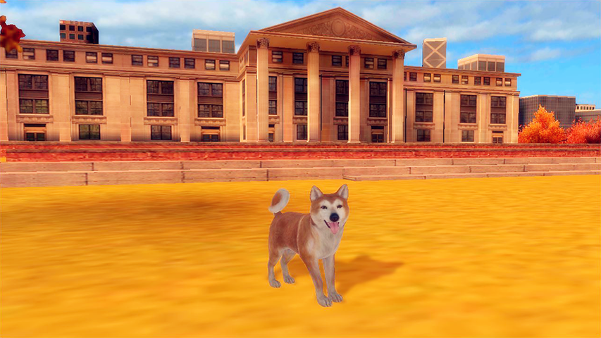 Akita Dog Simulator - Gameplay image of android game