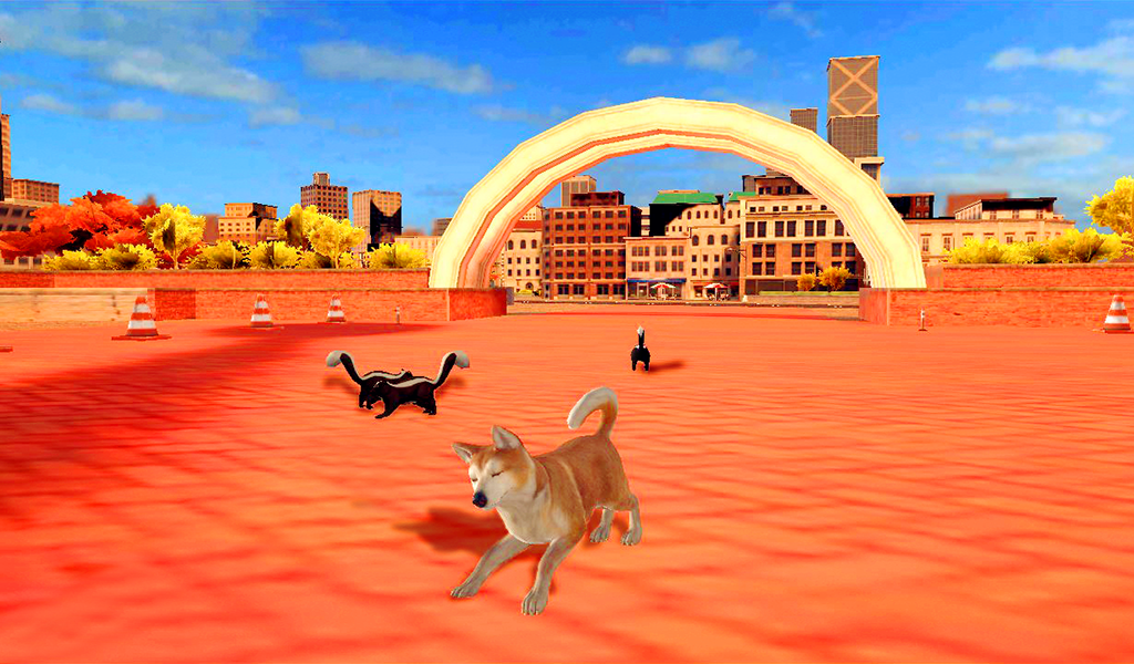 Akita Dog Simulator - Gameplay image of android game