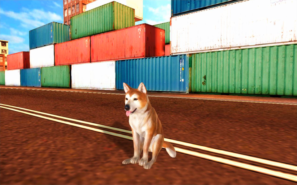 Akita Dog Simulator - Gameplay image of android game