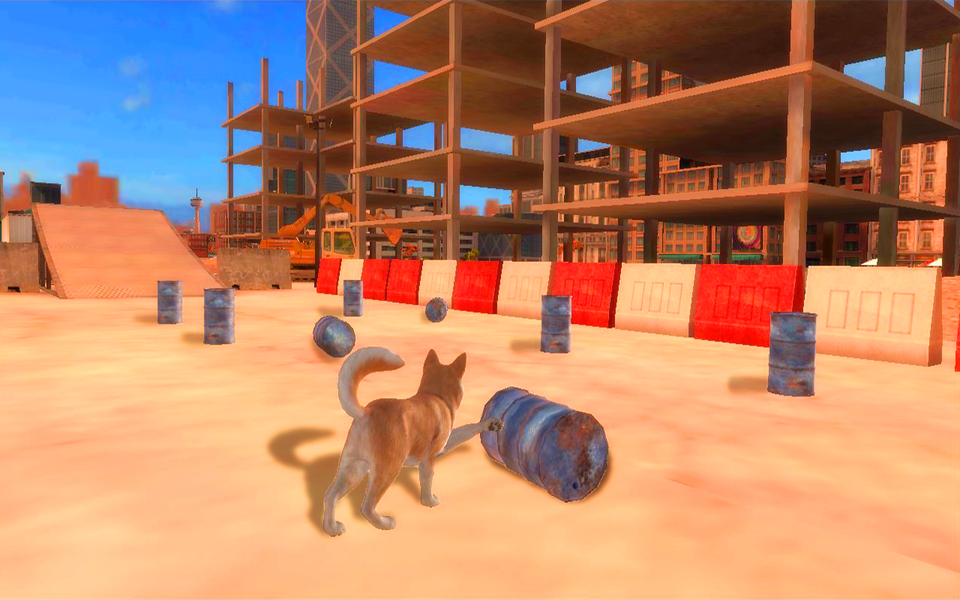 Akita Dog Simulator - Gameplay image of android game