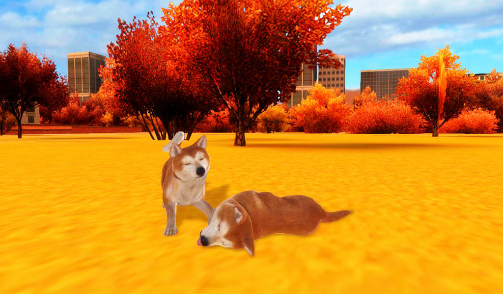 Akita Dog Simulator - Gameplay image of android game