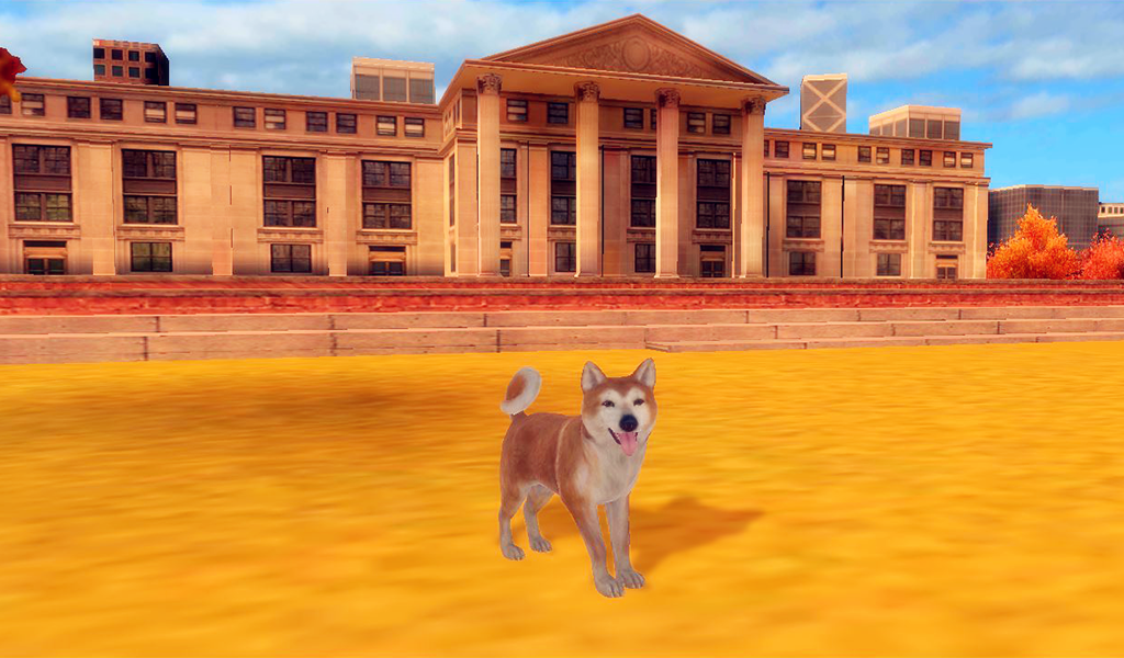 Akita Dog Simulator - Gameplay image of android game