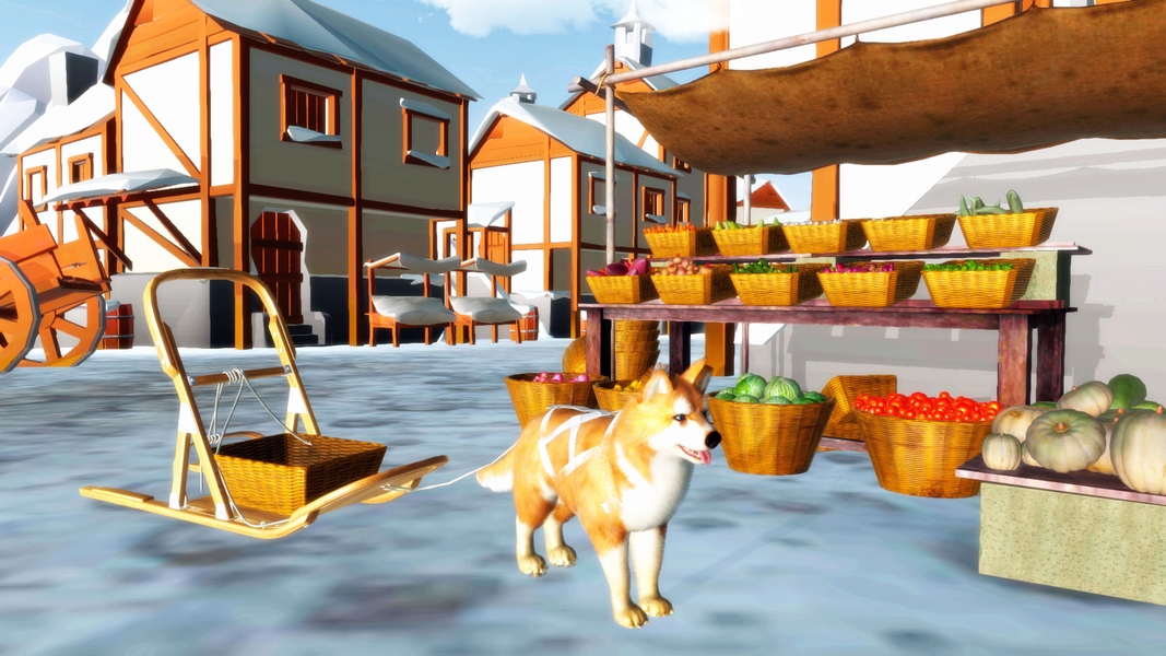 Alaskan Malamute Simulator - Gameplay image of android game