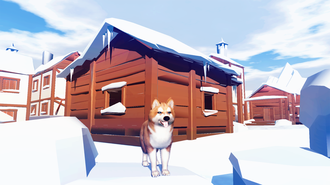 Alaskan Malamute Simulator - Gameplay image of android game
